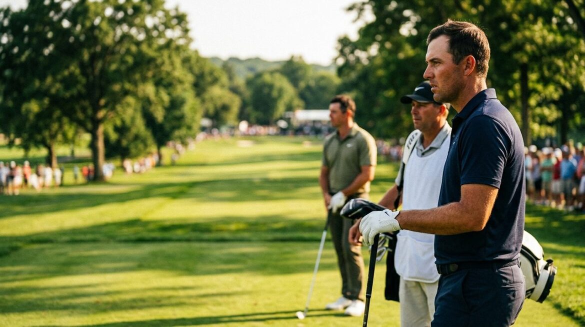 Hovland liderem przed finałem Travelers Championship 2026