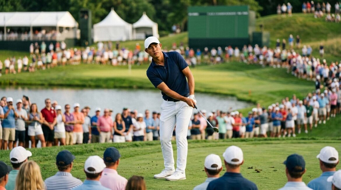 Morikawa o jedno uderzenie od playoff w Travelers Championship
