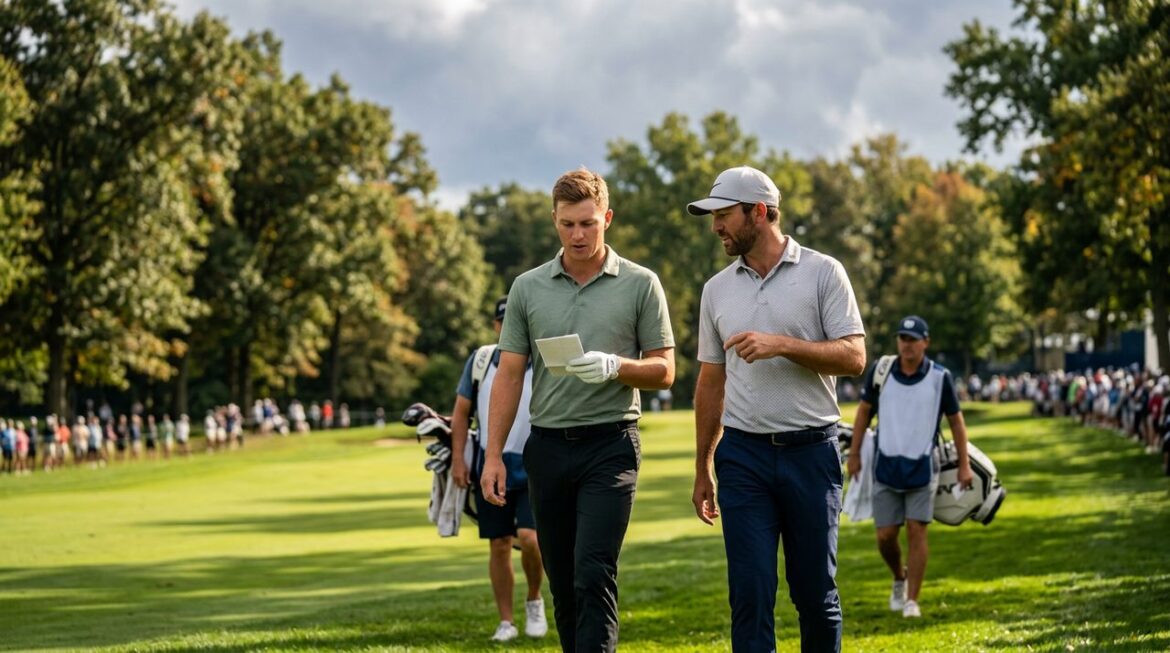 BMW Championship: Clark liderem przed Woodlandem, para finałowa w sobotę o 13:50
