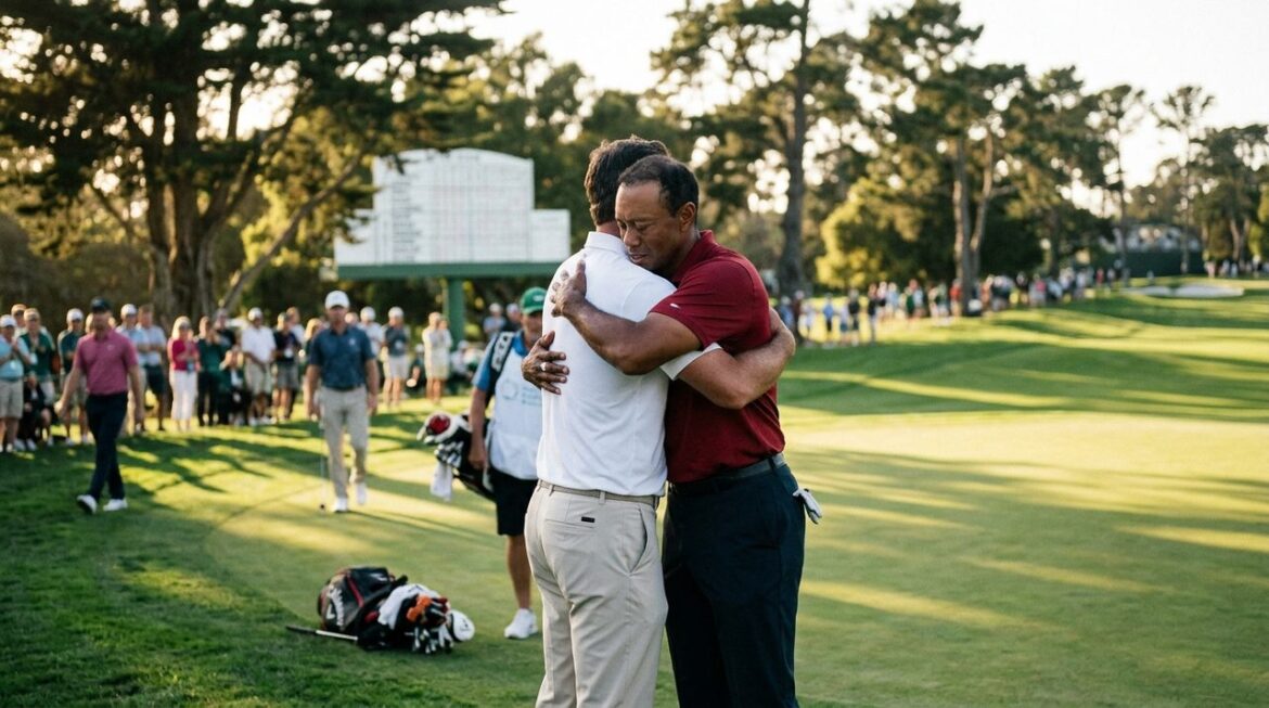Tiger Woods uhonorował przyjaciela - wzruszający moment z 2022 roku